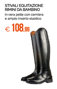 Stivali equitazione Rimini da bambino