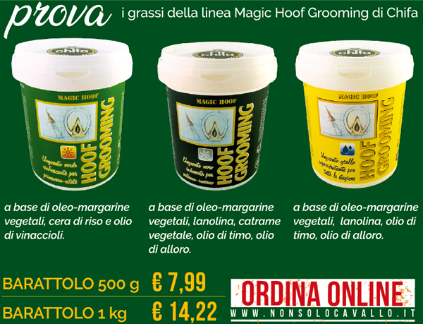 Prova i grassi della linea Magic Hoof Groming di Chifa