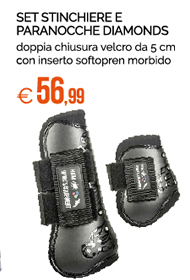 Set stinchiere e paranocche Diamonds