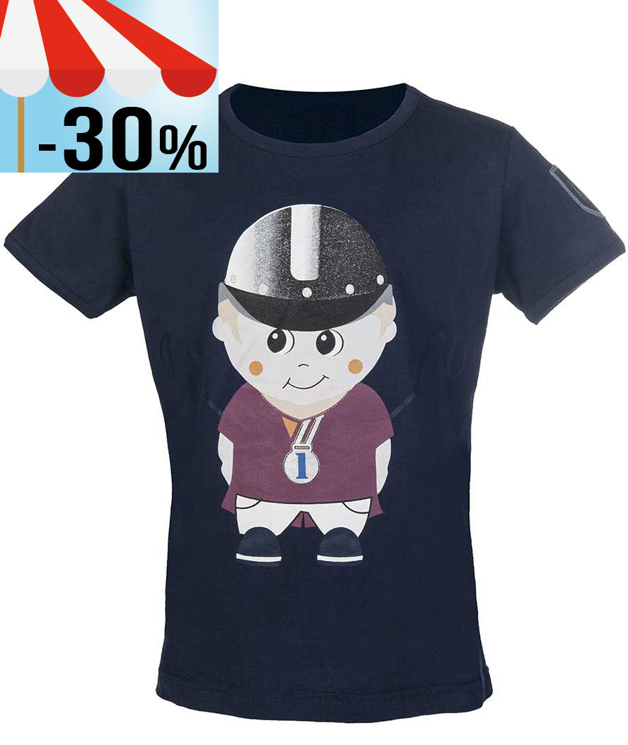 T-shirt bimbo equitazione