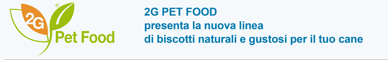 2G PET FOOD presenta la nuova linea di biscotti naturali e gustosi per il tuo cane
