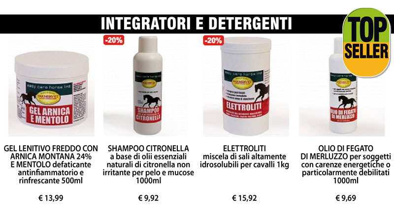 INTEGRATORI E DETERGENTI