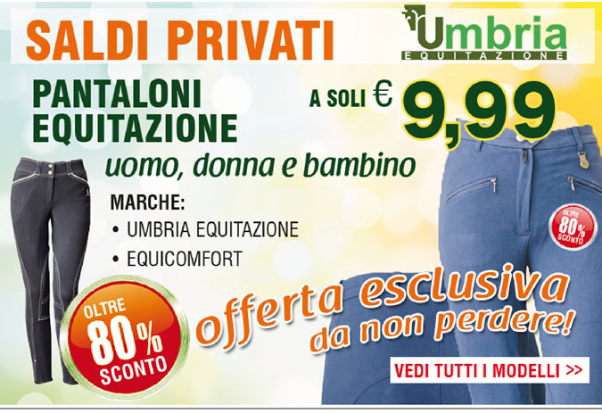 Saldi privati - Umbria Equitazione