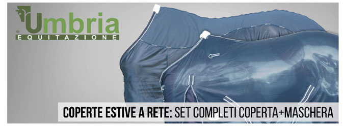 Coperte estive a rete: set completi coperta + maschera