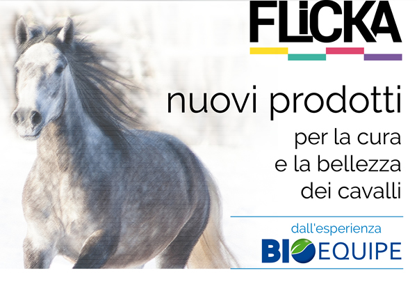 Nuovi prodotti Flicka per la cura e la bellezza dei cavalli