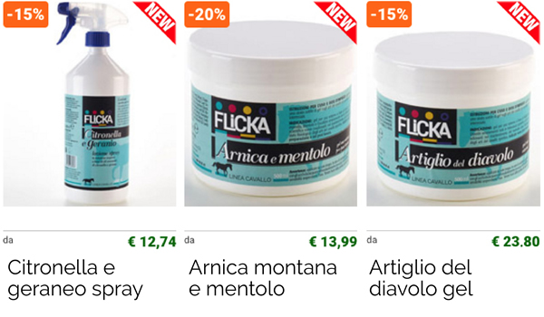 Nuovi prodotti Flicka