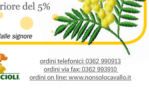 5% EXTRA SCONTO per la Festa della Donna