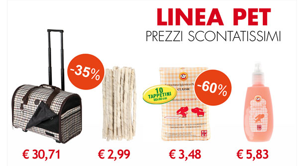 LINEA PET - Prezzi scontatissimi