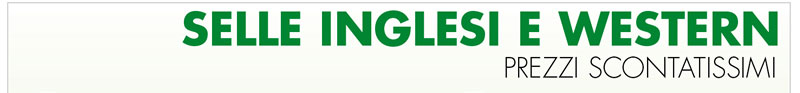 SELLE INGLESI E WESTERN