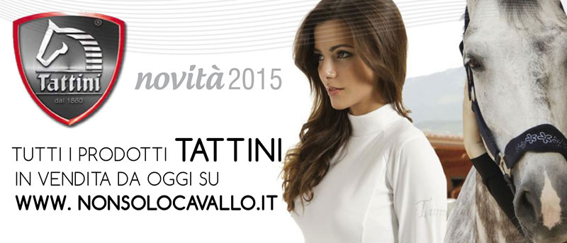 TUTTI I PRODOTTI TATTINI IN VENDITA DA OGGI SU WWW.NONSOLOCAVALLO.IT