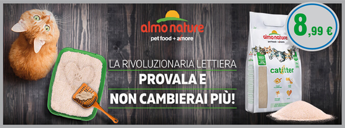 Prova la RIVOLUZIONARIA LETTIERA Almo Nature