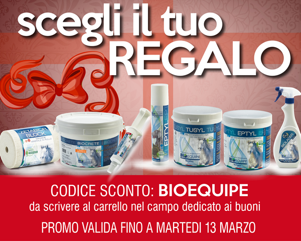 Scegli il tuo regalo - codice sconto BIOEQUIPE