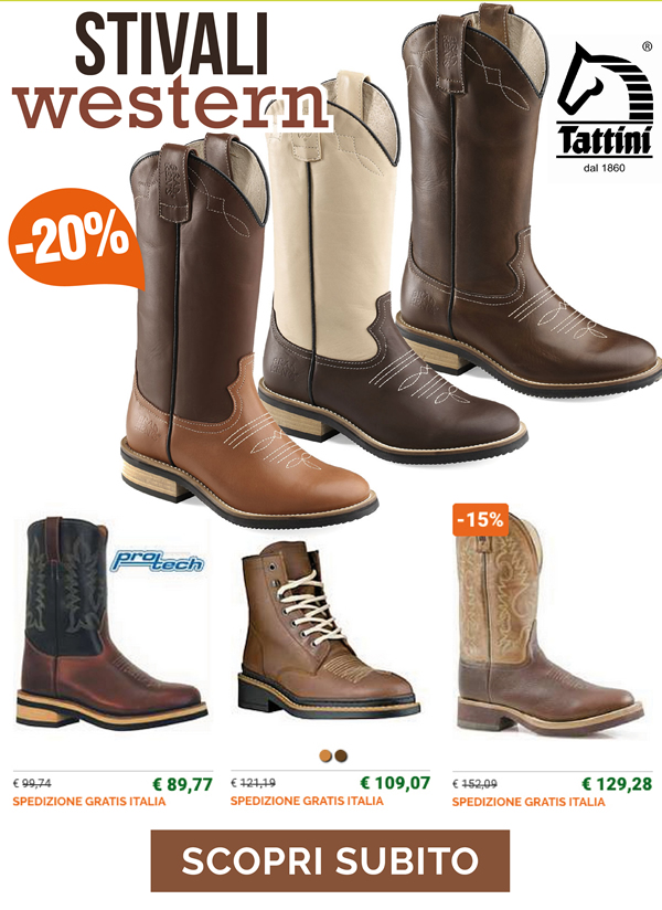 Stivali Western Tattini