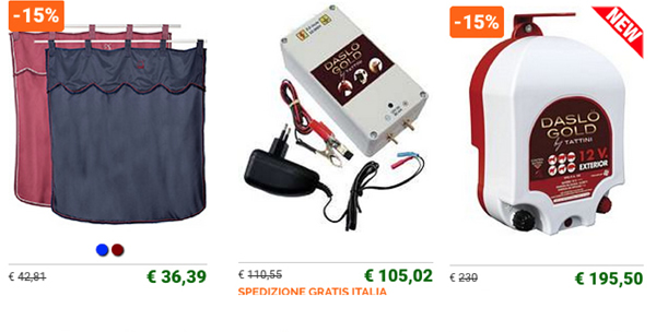 Nuovi prodotti scuderia