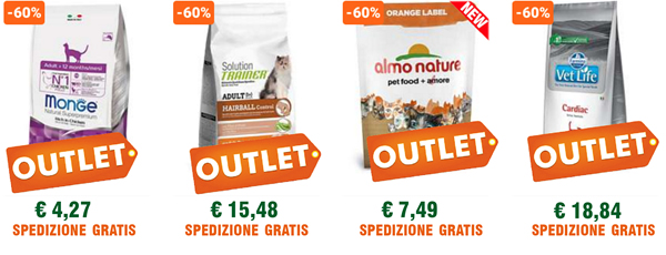 Tanti prodotti nell'Outlet
