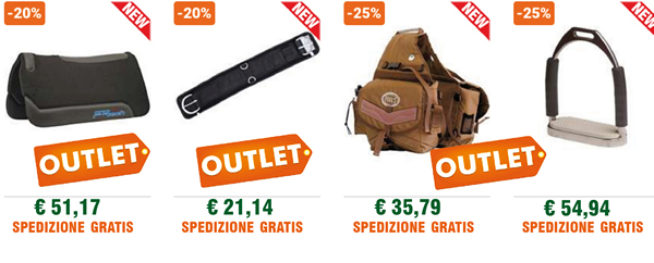 Tanti prodotti nell'Outlet