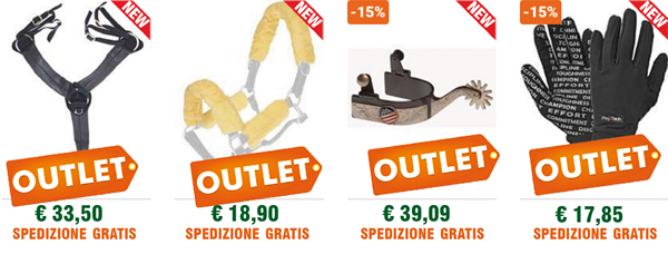 Tanti prodotti nell'Outlet