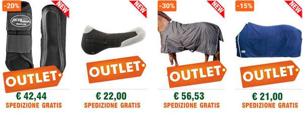 Tanti prodotti nell'Outlet