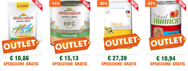Tanti prodotti nell'Outlet