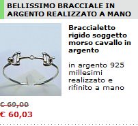 BELLISSIMO BRACCIALE IN ARGENTO REALIZZATO A MANO