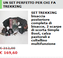 UN SET PERFETTO PER CHI FA TREKKING