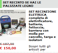 SET RECINTO SE HAI LE PALIZZATE LEGNO