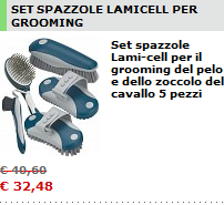 SET SPAZZOLE LAMICELL PER GROOMING