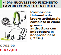 -40% NUOVISSIMO FINIMENTO LAVORO COMPLETO IN CUOIO