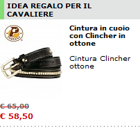 IDEA REGALO PER IL CAVALIERE