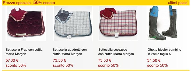 Prezzo speciale -50% di sconto