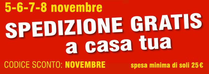 Spedizione GRATIS a casa tua