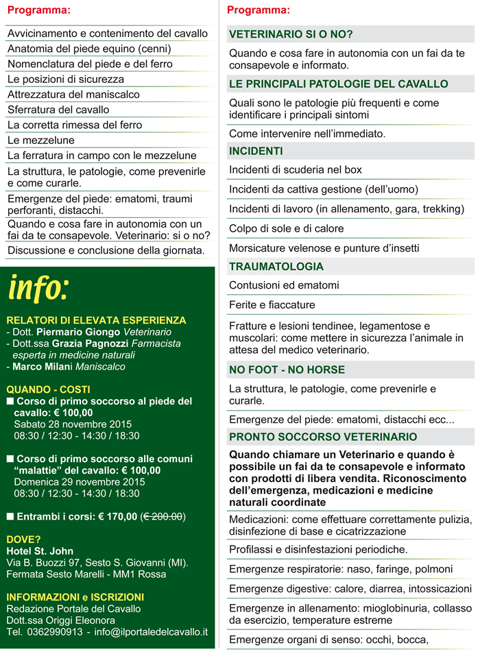 2 CORSI PER UN FAI DA TE CONSAPEVOLE