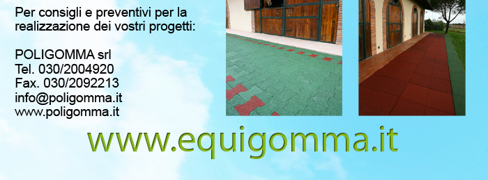 EQUIGOMMA: le pavimentazioni tecniche che assicurano comfort, benessere e massima sicurezza