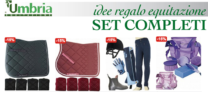 Idee regalo equitazione: SET COMPLETI