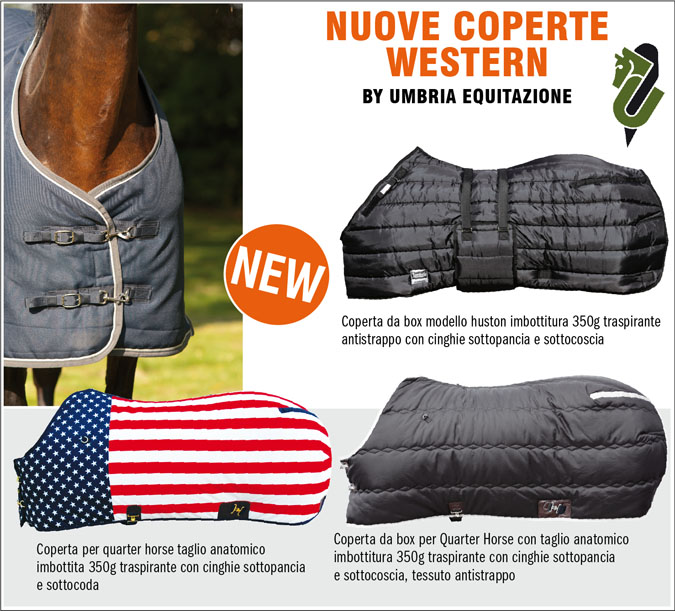 Nuove coperte western by Umbria Equitazione