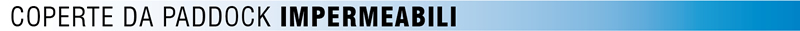 COPERTE DA PADDOCK IMPERMEABILI