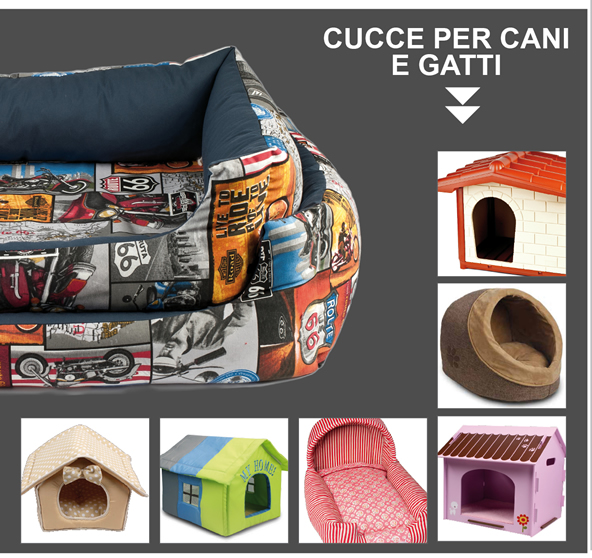 CUCCE PER CANI E GATTI