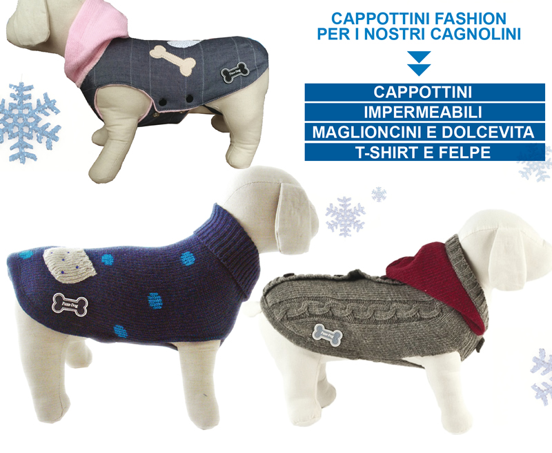 CAPPOTTINI FASHION PER I NOSTRI CAGNOLINI
