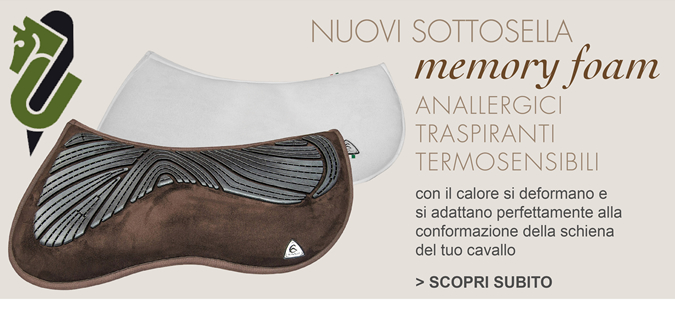 Nuovi sottosella memory foam
