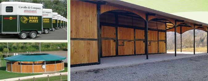 NORD PIAVE: progettazione e costruzione prefabbricati e attrezzature ippiche