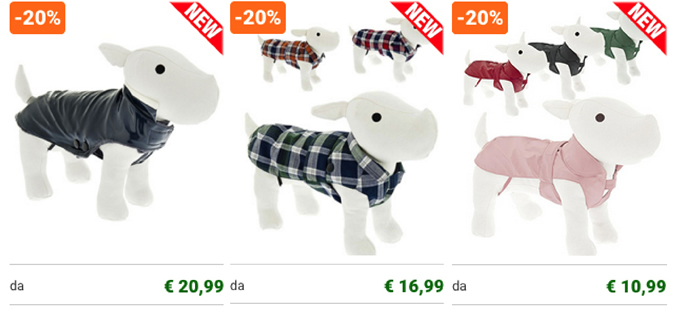 Impermeabili per cani