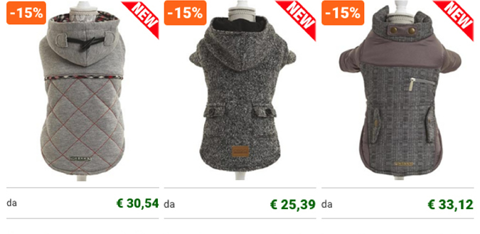 Cappottini per cani