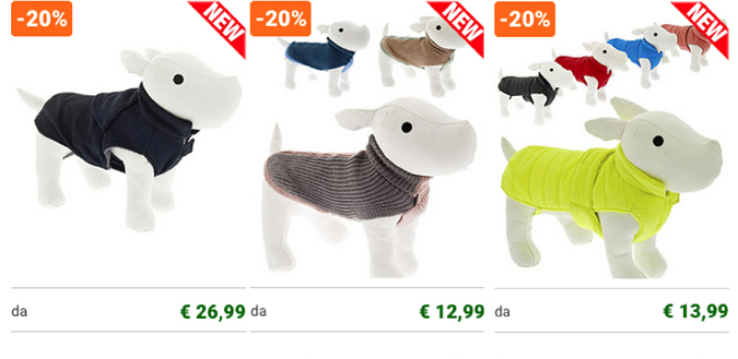 Cappottini per cani