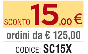 Sconto di 15 €