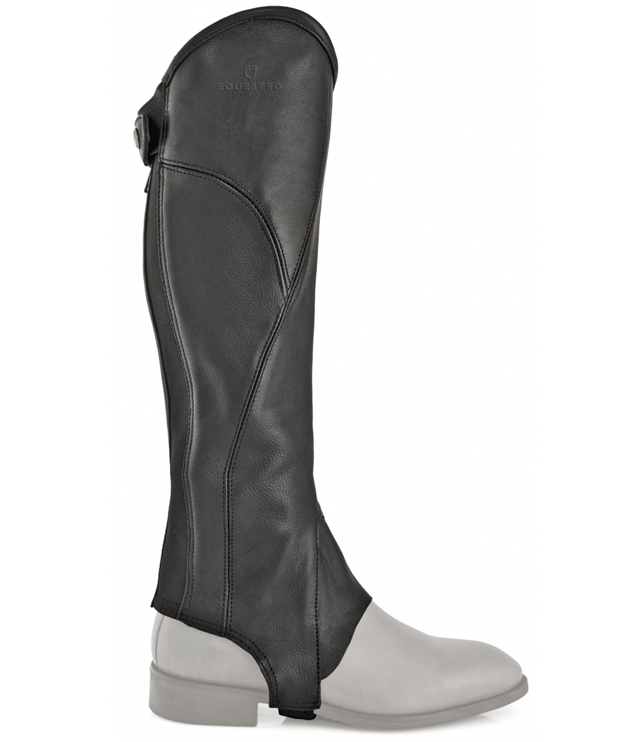 Gambali in pelle con cerniera