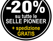 -20% su tutte le selle Pioneer + spedizione gratis