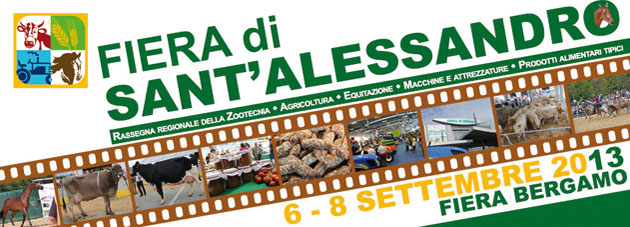 Dal 6 all'8 Settembre 2013 torna la Fiera di Sant'Alessandro