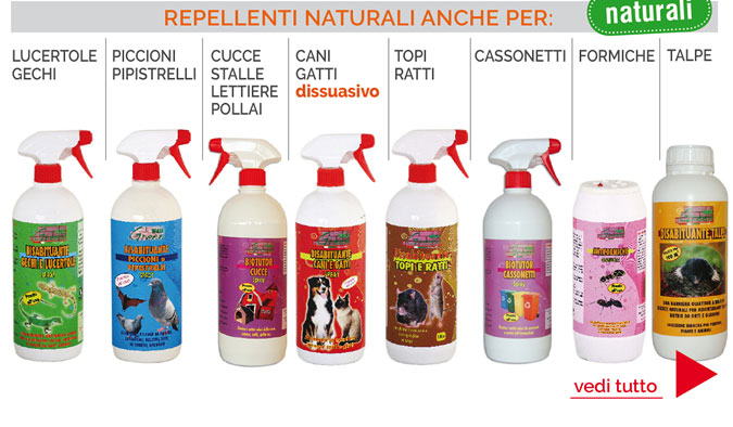 Altre tipologie di repellenti naturali