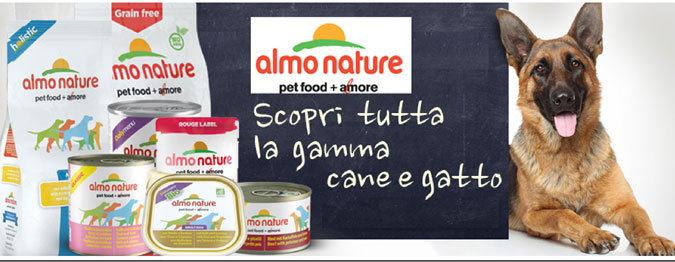 Scopri tutta la gamma cane e gatto Almo nature