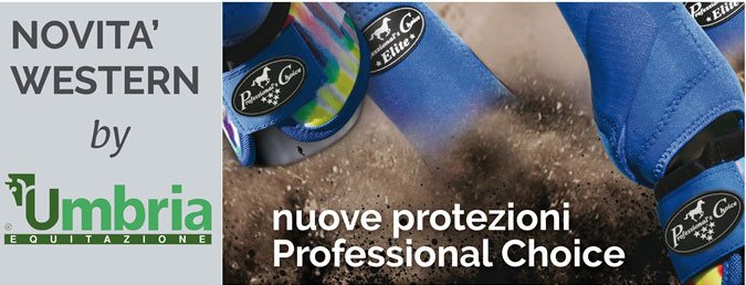 Novità western by Umbria Equitazione - Nuove protezioni Professional Choice